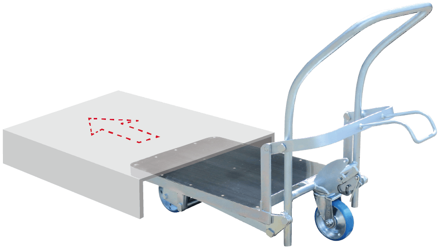 パレットを台車でラクラク運搬 ポーターリフト 大有株式会社 タイユー